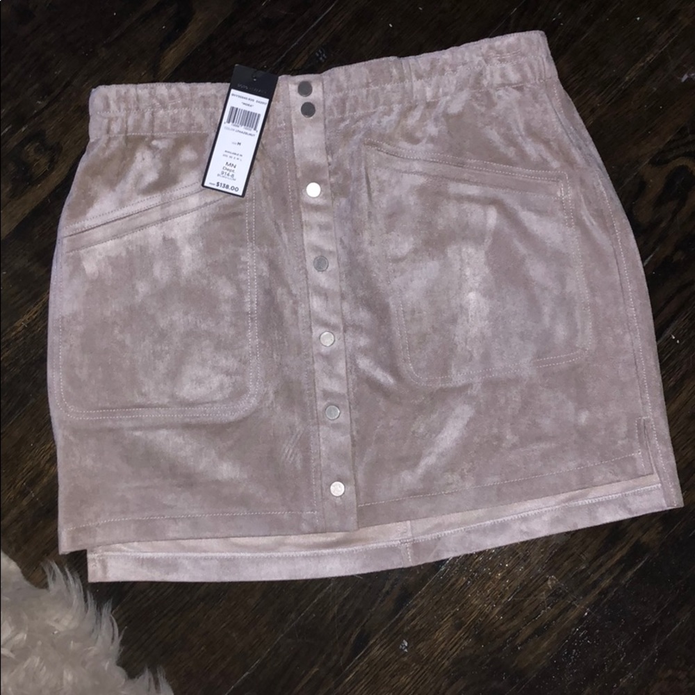 NWT BCBG Suede Skirt